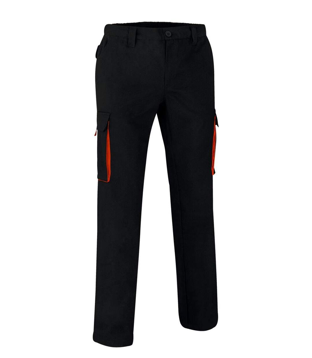 Pantalon de travail homme - THUNDER - noir et orange