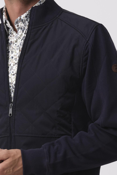 Campbell blauwe heren vest