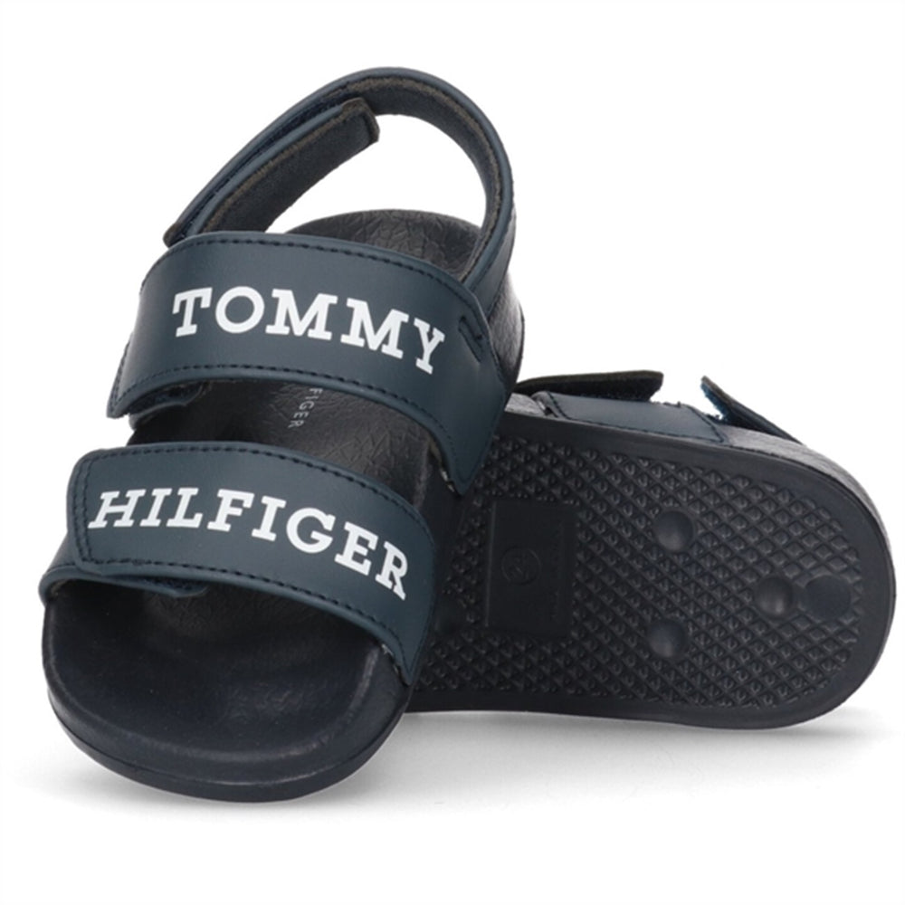 Køb Tommy Hilfiger Velcro Sandal Blue