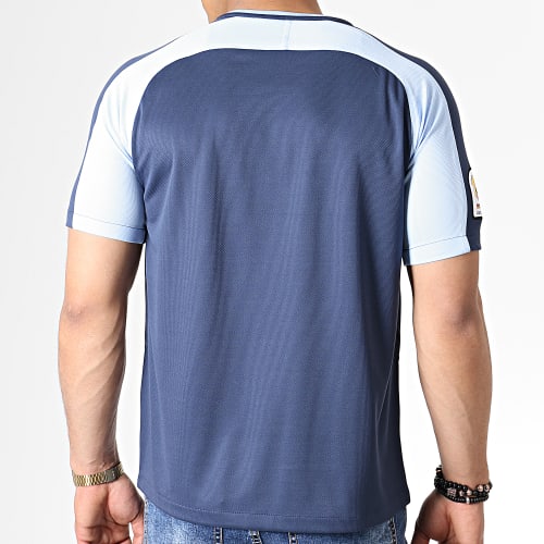 Tee Shirt De Sport A Bandes Olive Et Tom Toho Bleu Marine Bleu Clair