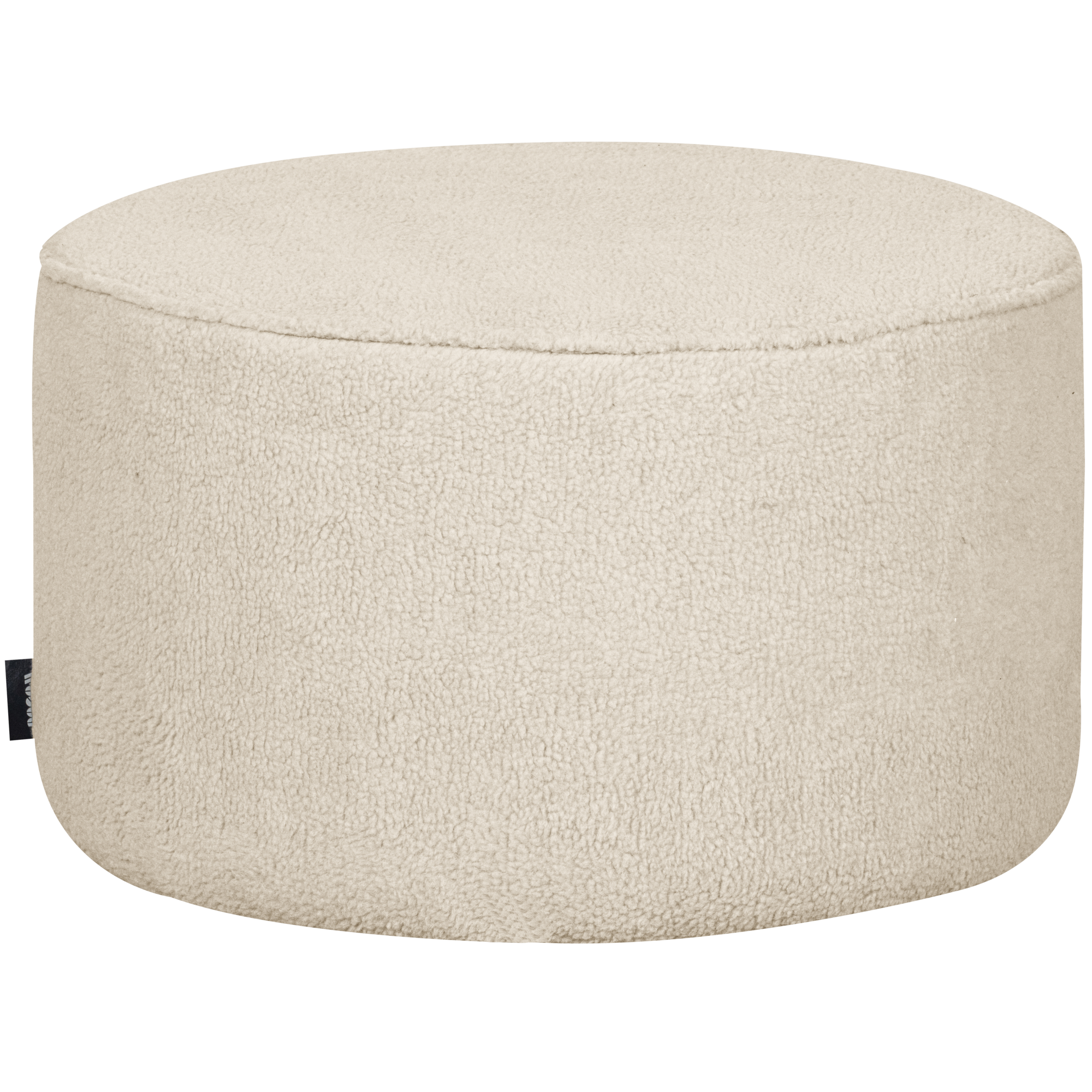 Poef Sara Laag Sara Poef Laag - Bouclé - Creme