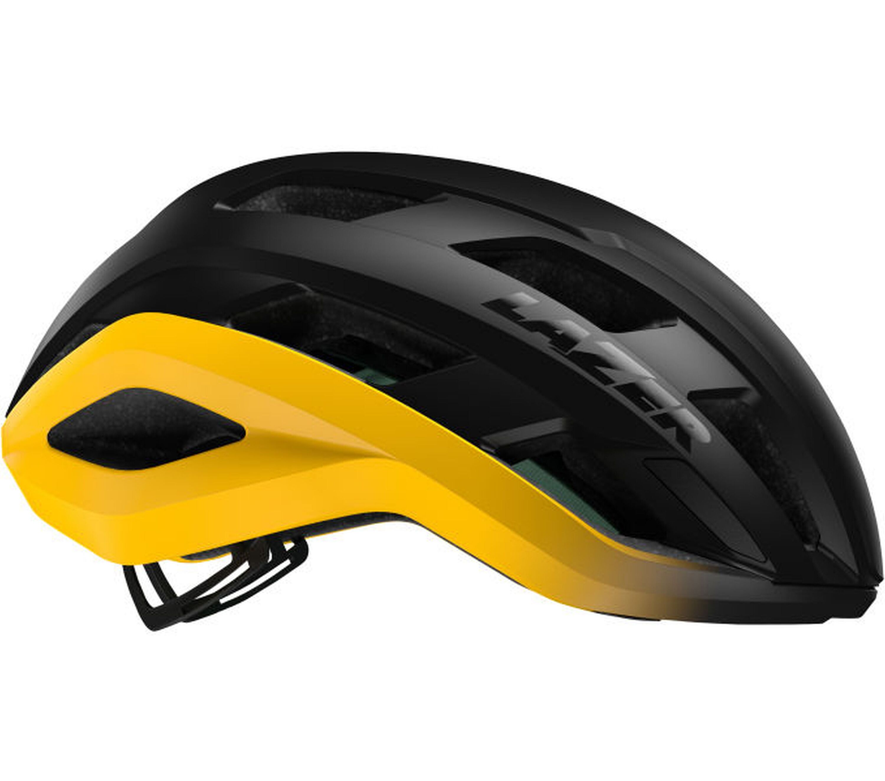 LAZER Rennrad/Gravel-Helm Strada KinetiCore,Black Maple Yellow