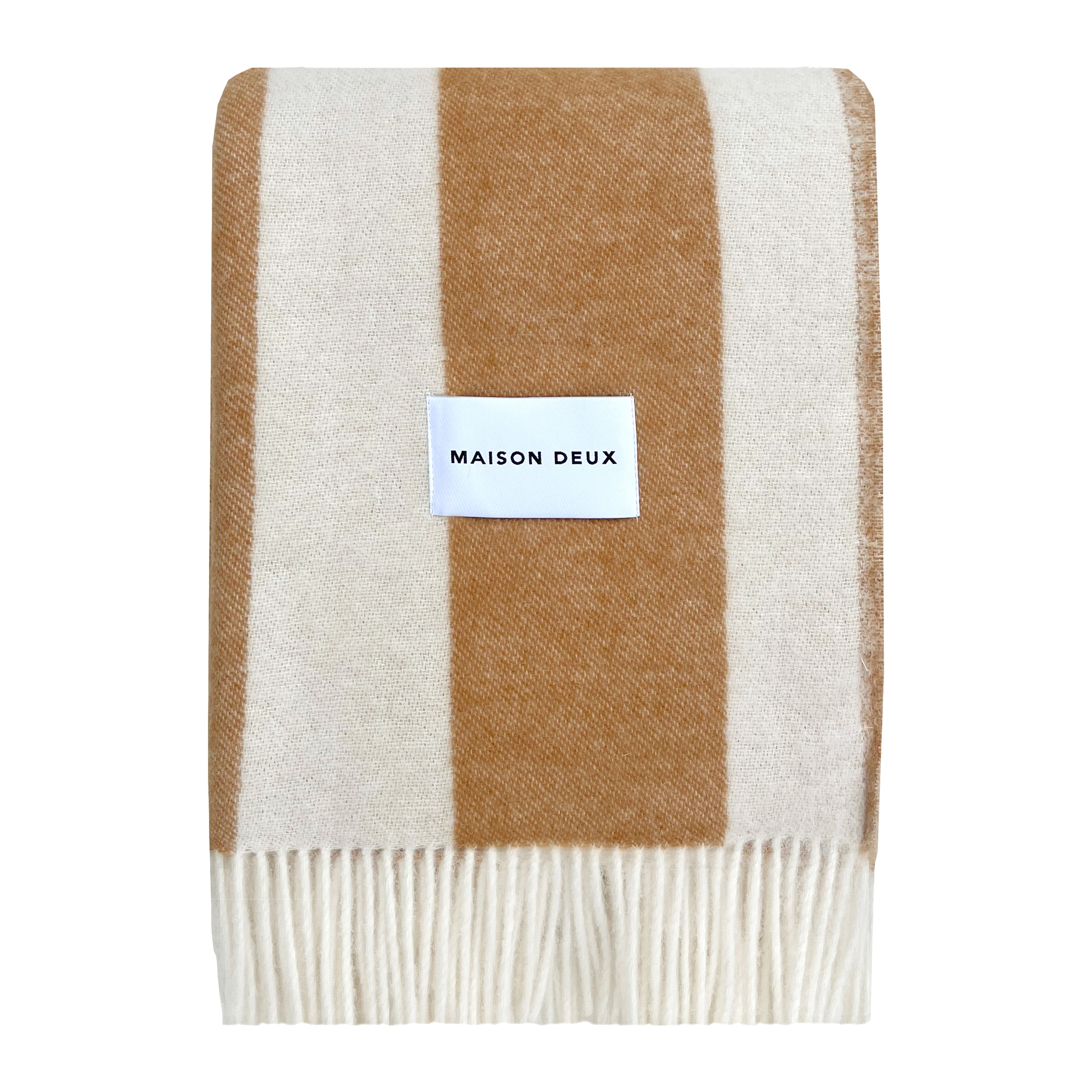 Maison Deux Rough Stripe Plaid - Terra
