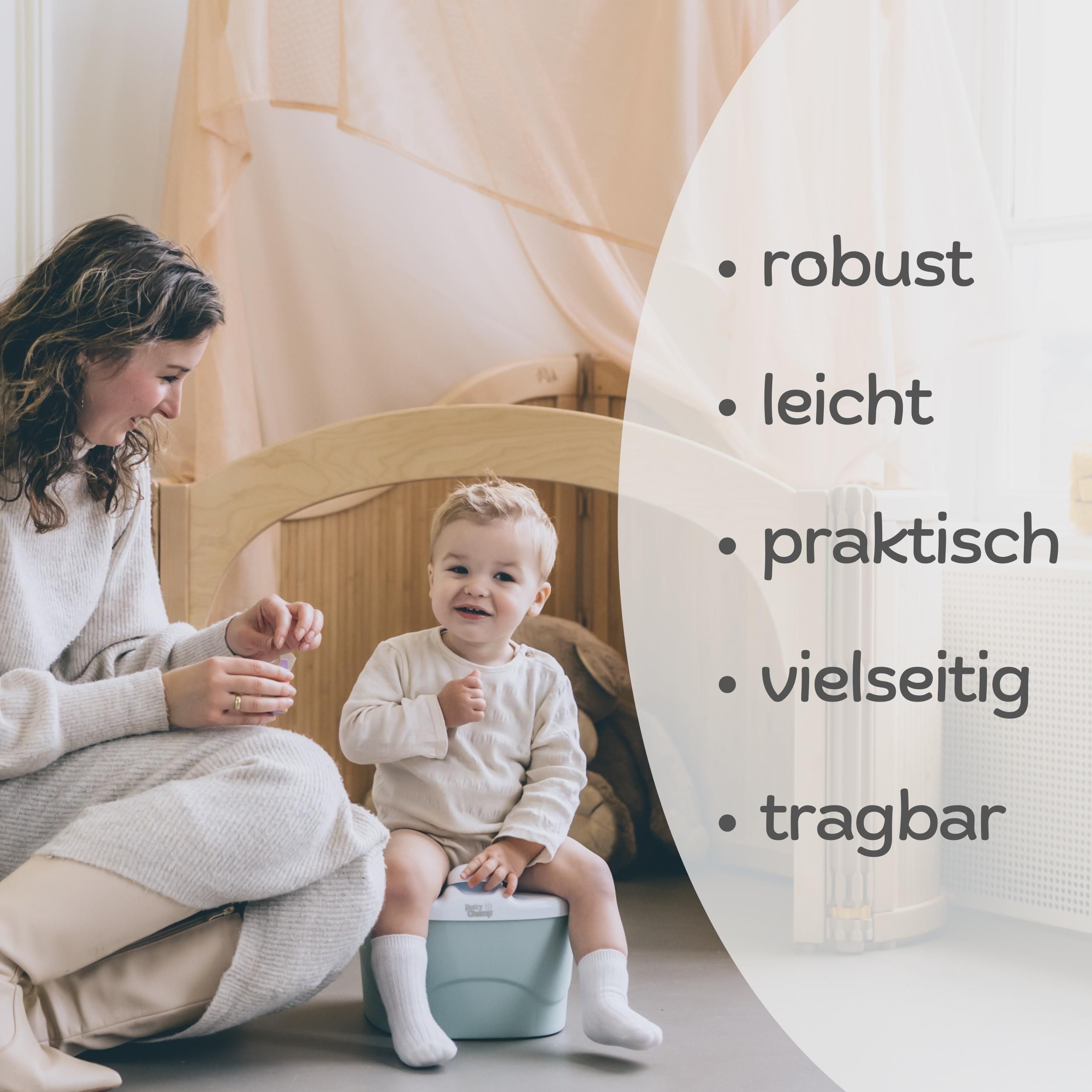 PottyChamp - 3in1 - Kinder Töpfchen, WC-Sitz & Schemel