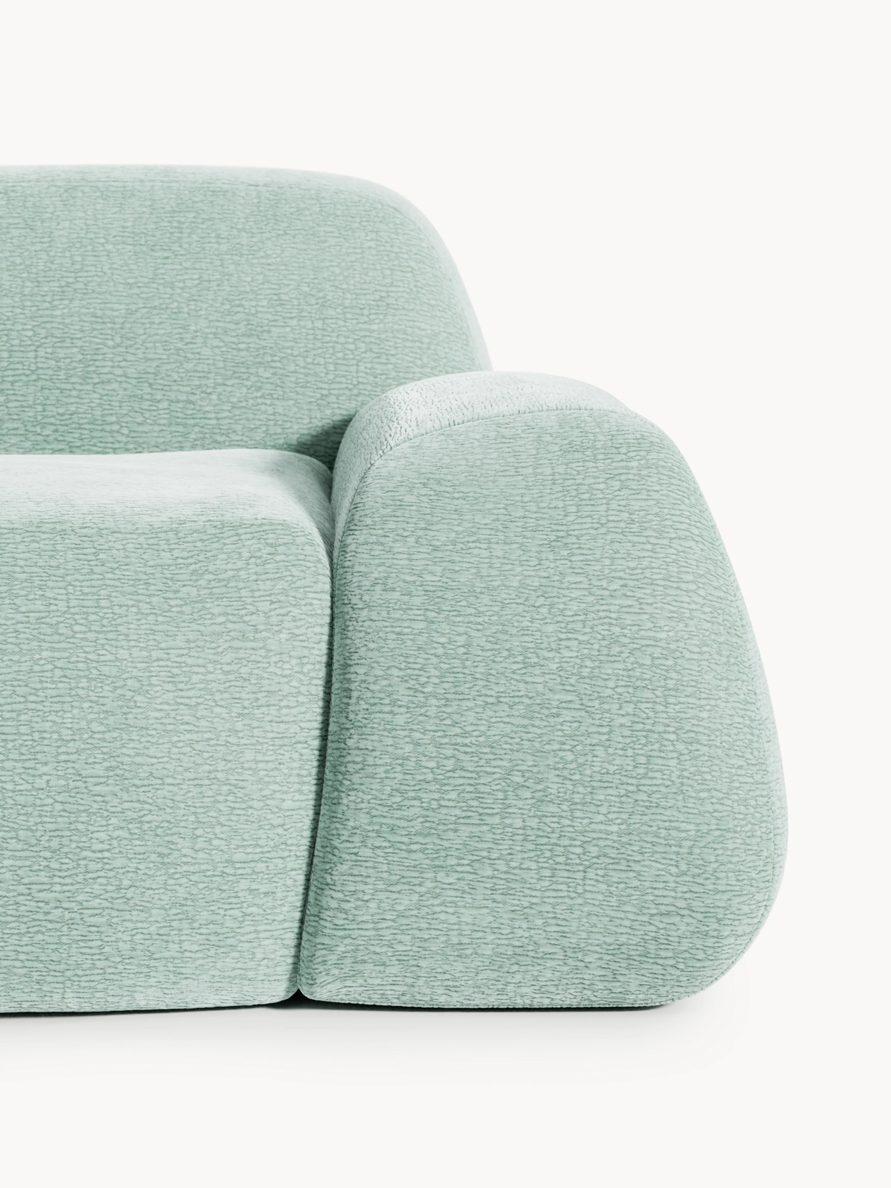 Bank Wolke (2-zits) met chaise longue
