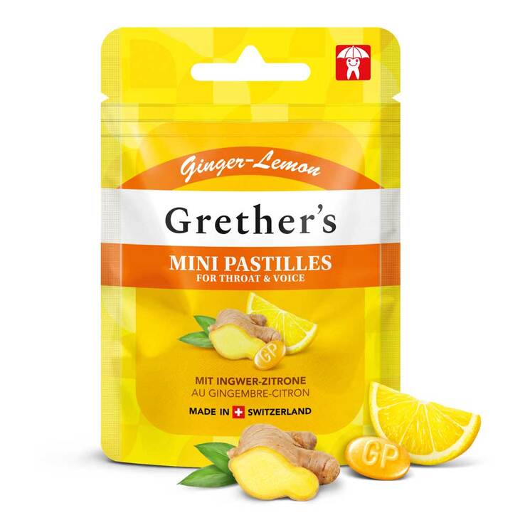 Grethers Ginger Lemon zuckerfrei, 30 g