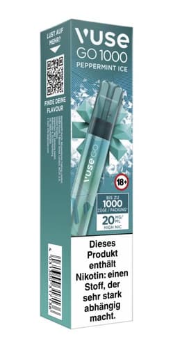 Vuse GO 1000 (PEN) Peppermint Ice 20mg