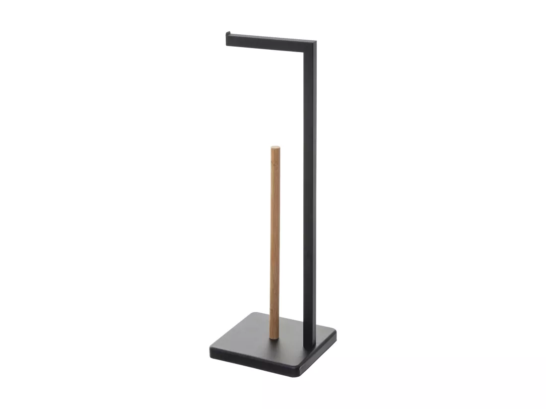 WELL HOME - Réserve papier toilette 'Natureo' noir Ø20x64,5