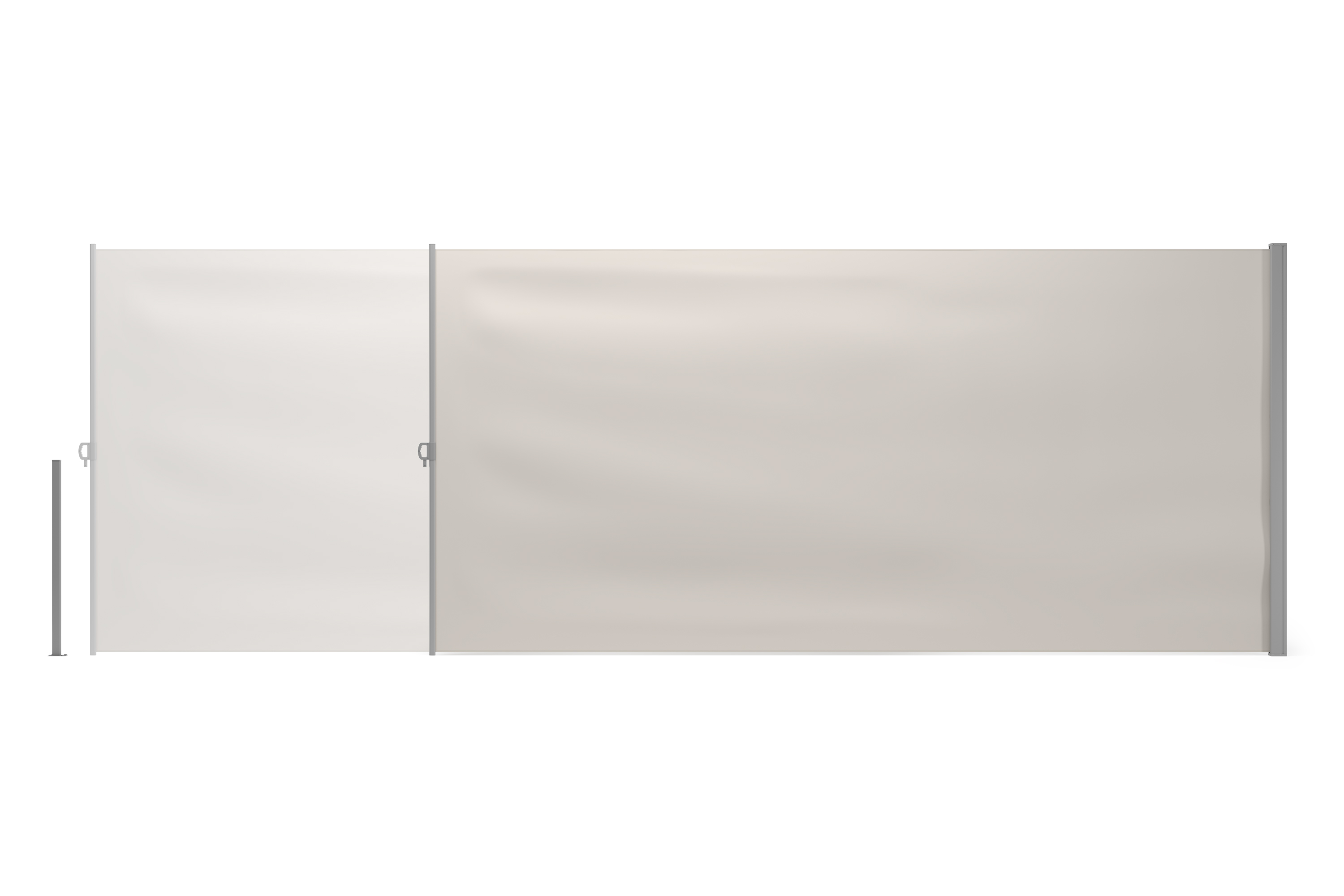 Seitenmarkise VIA 200 x 600 cm beige