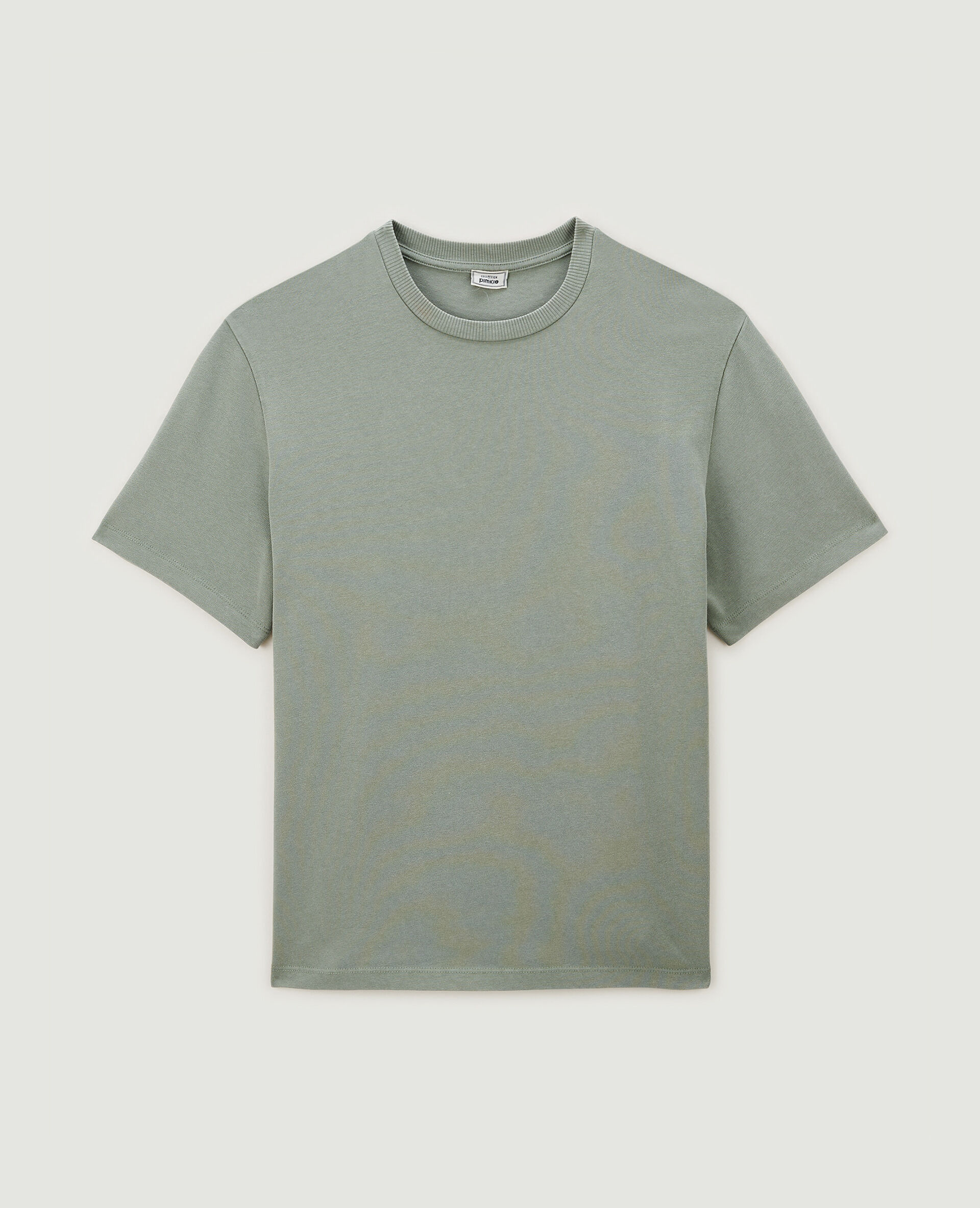 T-shirt à effet délavé - Vert kaki