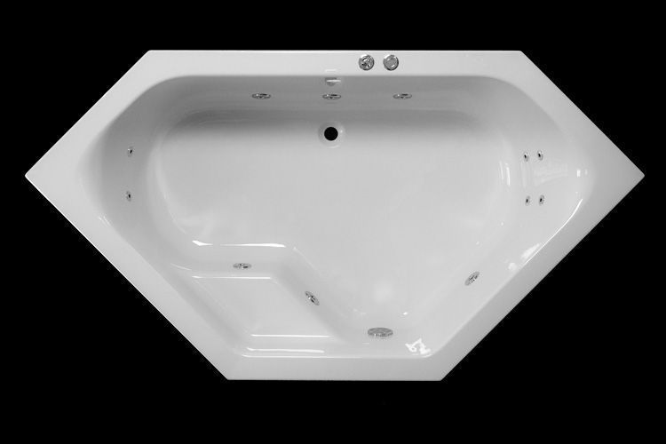 Lambini Designs Venetië Bubbelbad 145x145cm 6 4 2 hydro jets