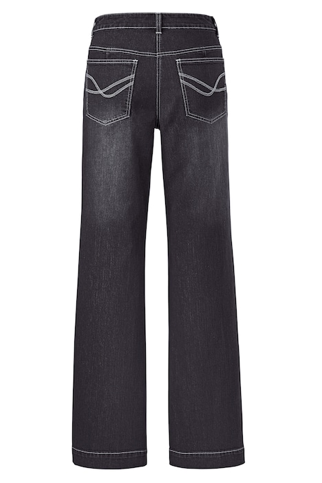 Jeans, weit und gerade, 4-Pocket