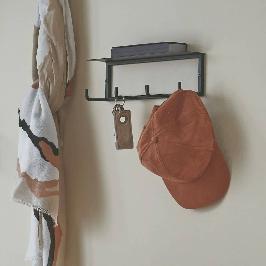 Wandgarderobe ca. 30x10x8 cm