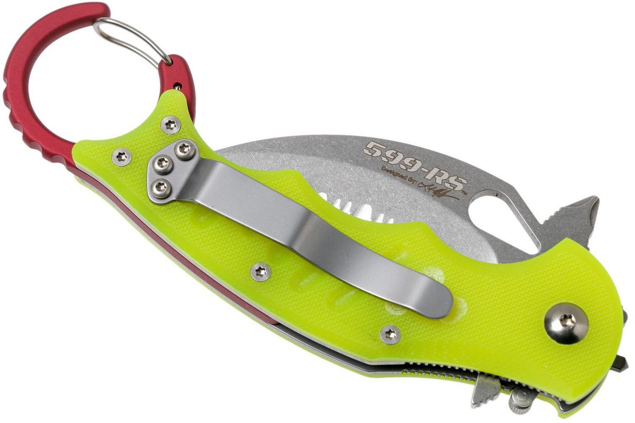 Fox Mini Karambit Rescue FX-599RSY Yellow karambitmes