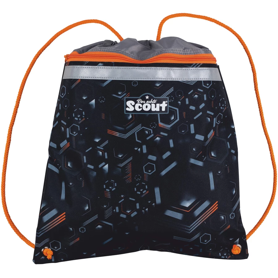 Scout Genius DIN - Schulranzen Set 4 tlg. mit Turnbeutel Space Data