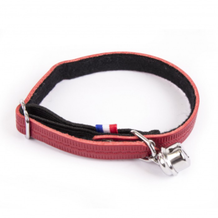 Collier en cuir Farandole – Rouge