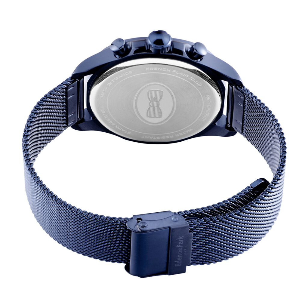 Montre Eden Park Club Bleu