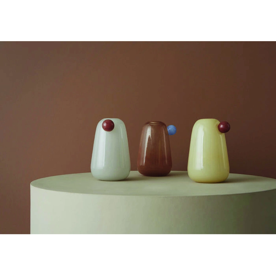 OYOY Vase Inka Vase - Klein light brown
