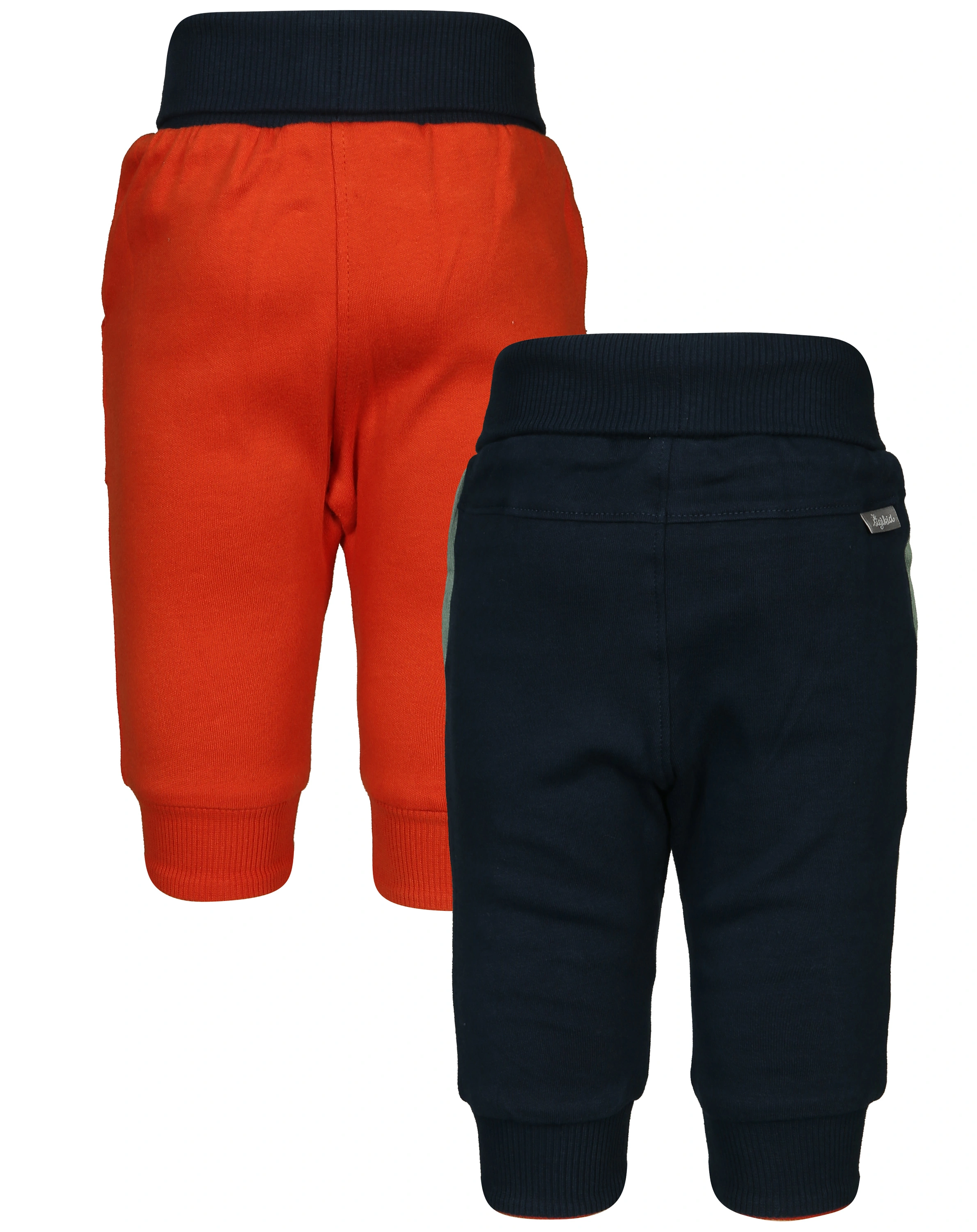 Wende-Hose AUTO in dunkelblau/orange