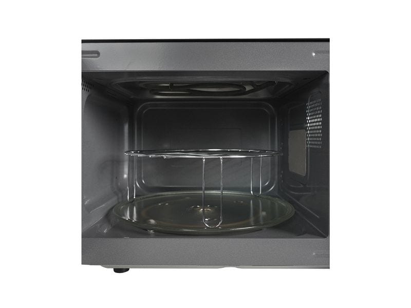 Berger Lanz Mikrowelle mit Grill MW23P63 Grau/Schwarz Mikrowelle mit Grillfunktion