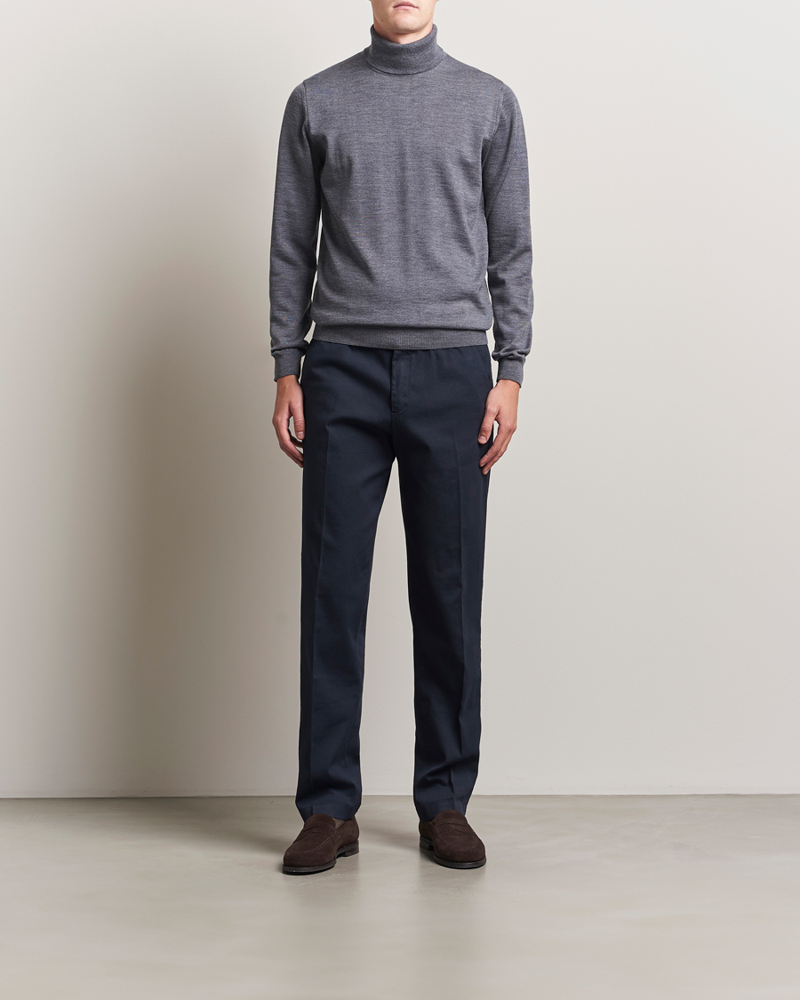 Stenströms Merino Rollneck Grey