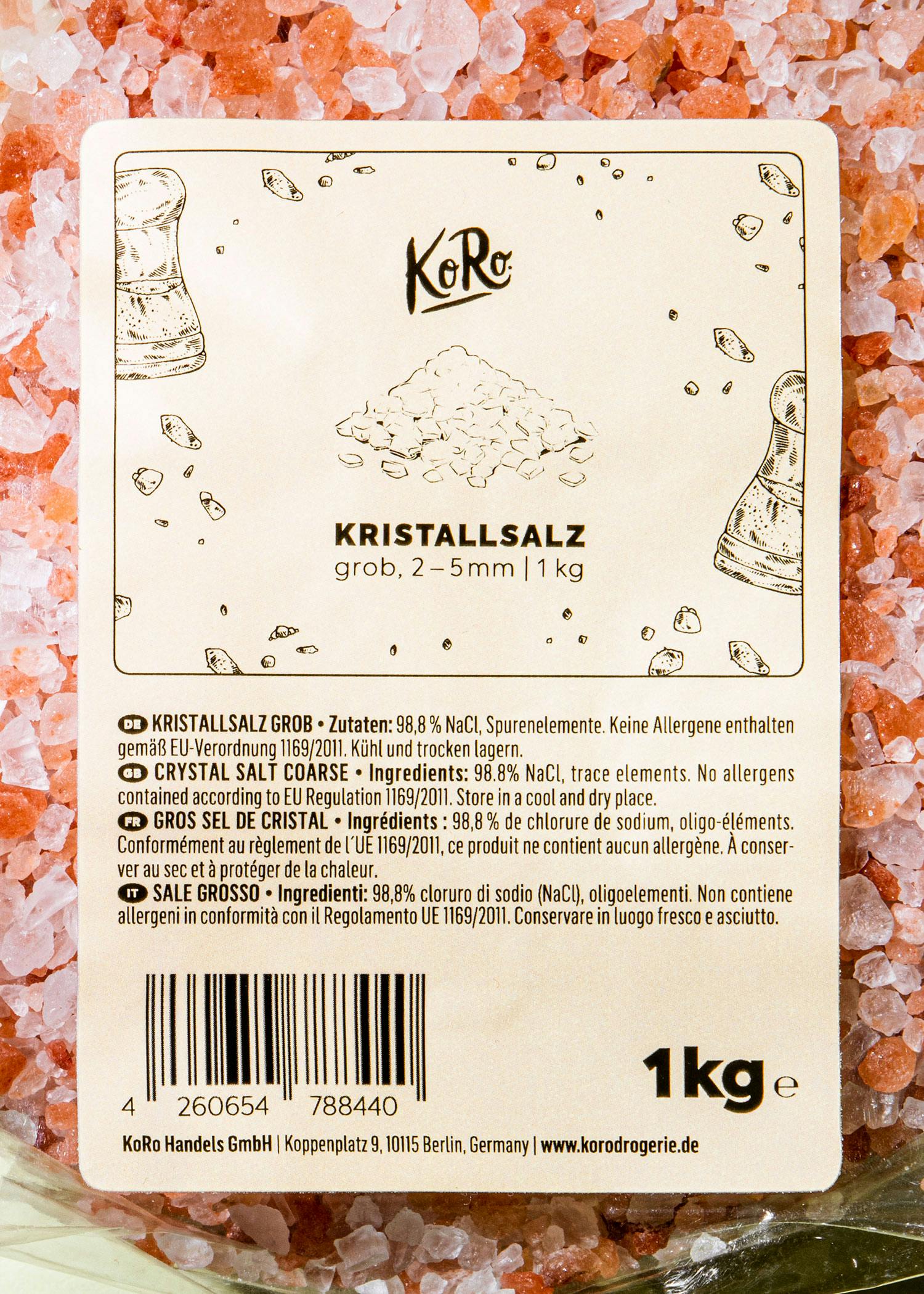 Grobes Kristallsalz 1 kg