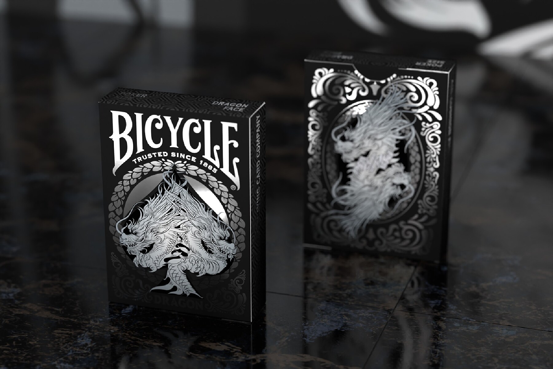 Bicycle® Kartendeck - Black Dragon Kartenspiel Spielkarten Pokerkarten