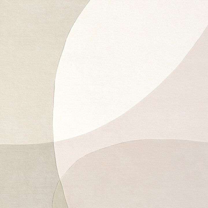 Wollen vloerkleed - Shades Wit/Creme 100