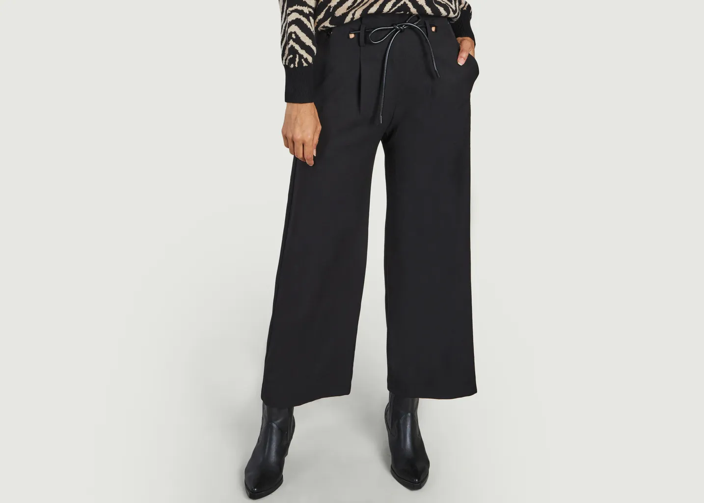 Pantalon paperbag coupe large Johan Suncoo