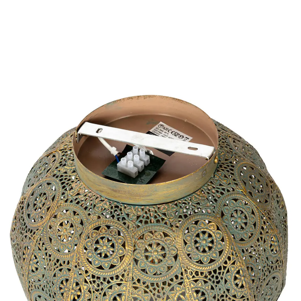 Qazqa plafondlampen baloo groen e27