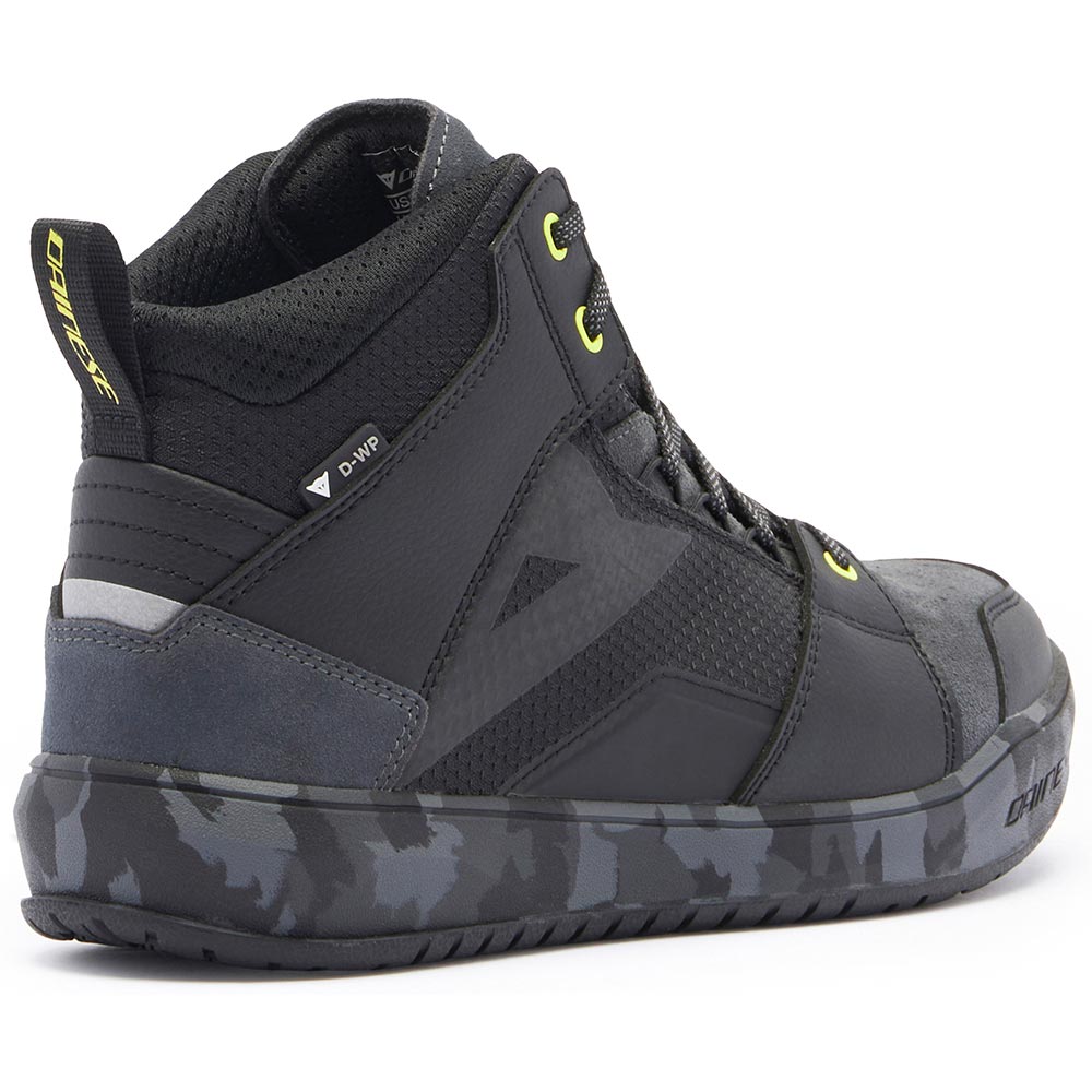 Dainese - Baskets Suburb D-WP Noir / Jaune fluo