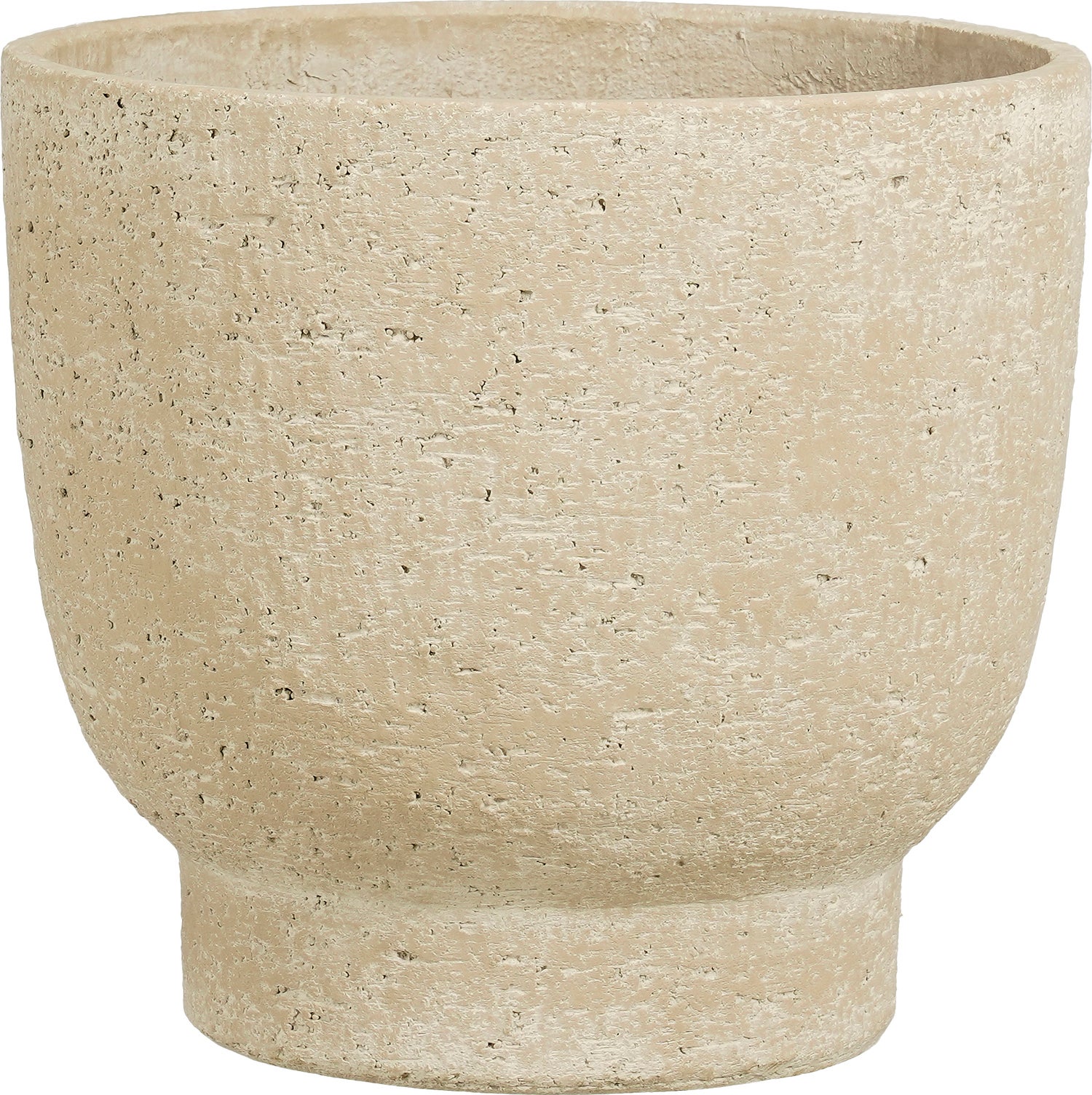 Mica Decorations bloempot Davy crème D 34 H 31 cm