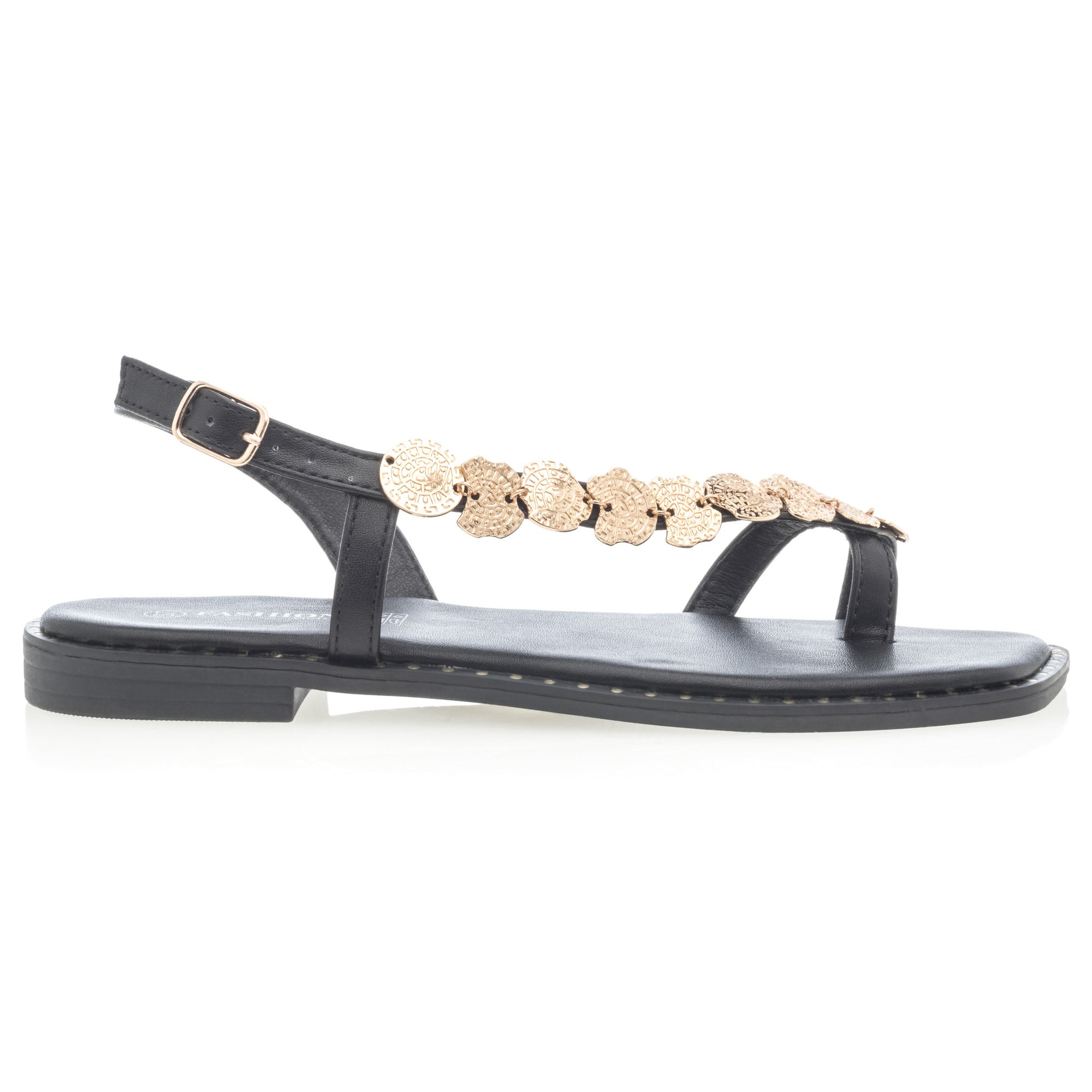 Nu-pieds Femme noir