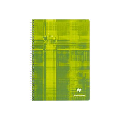 Clairefontaine - Cahier à spirale A4 (21x29,7 cm) - 180 pages - grands carreaux (Seyes) - disponible dans différentes couleurs