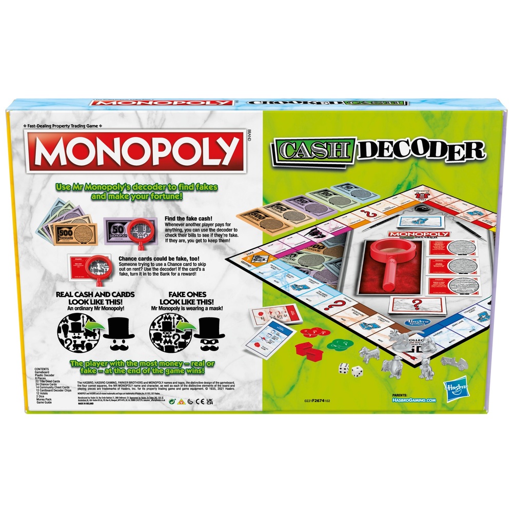 Monopoly Cash Decoder Brettspiel