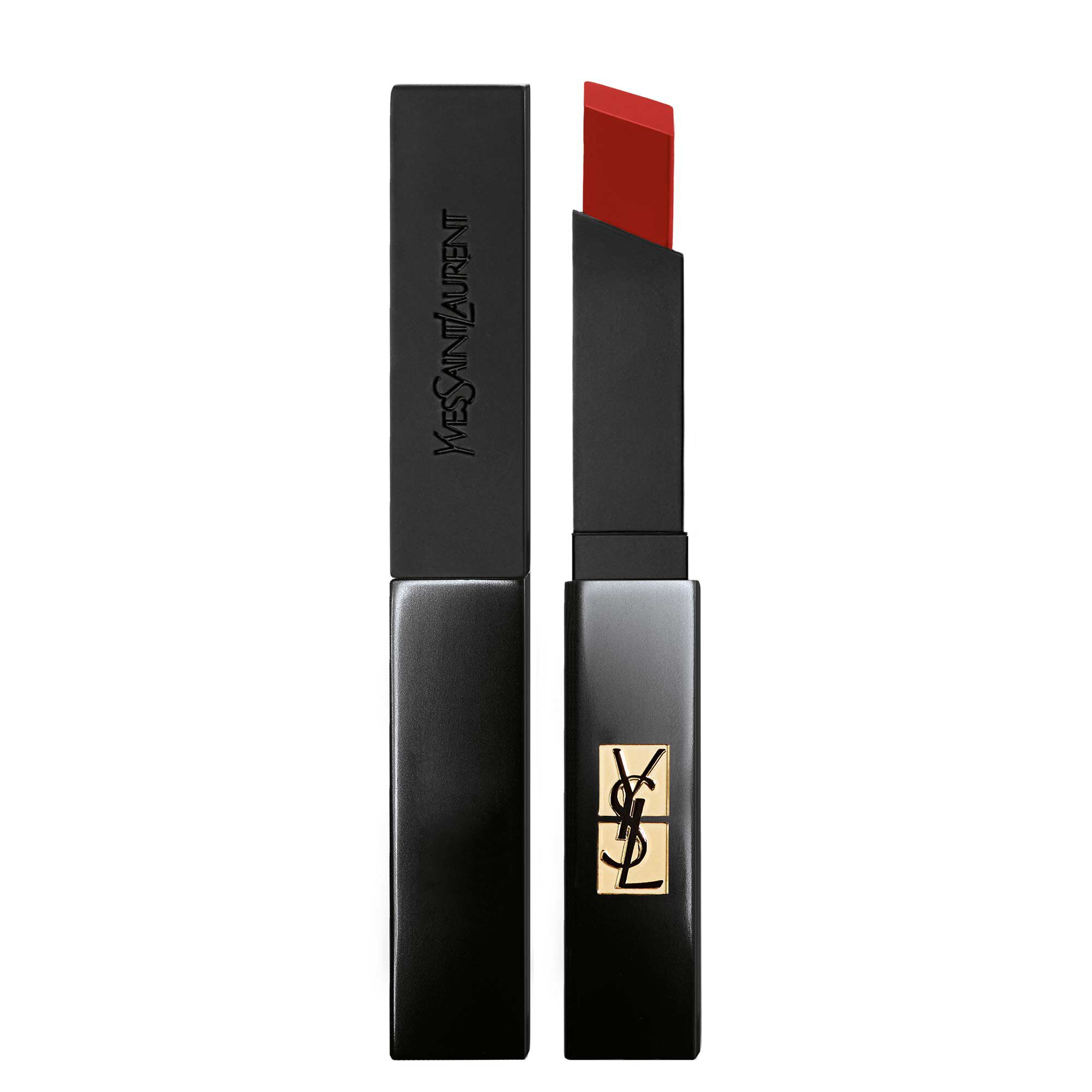 Rouge Pur Couture The Slim Velvet Radical  Rouge à Lèvres Mat Effet Velours - Longue Tenue et Confort - 305 Provocative Orange