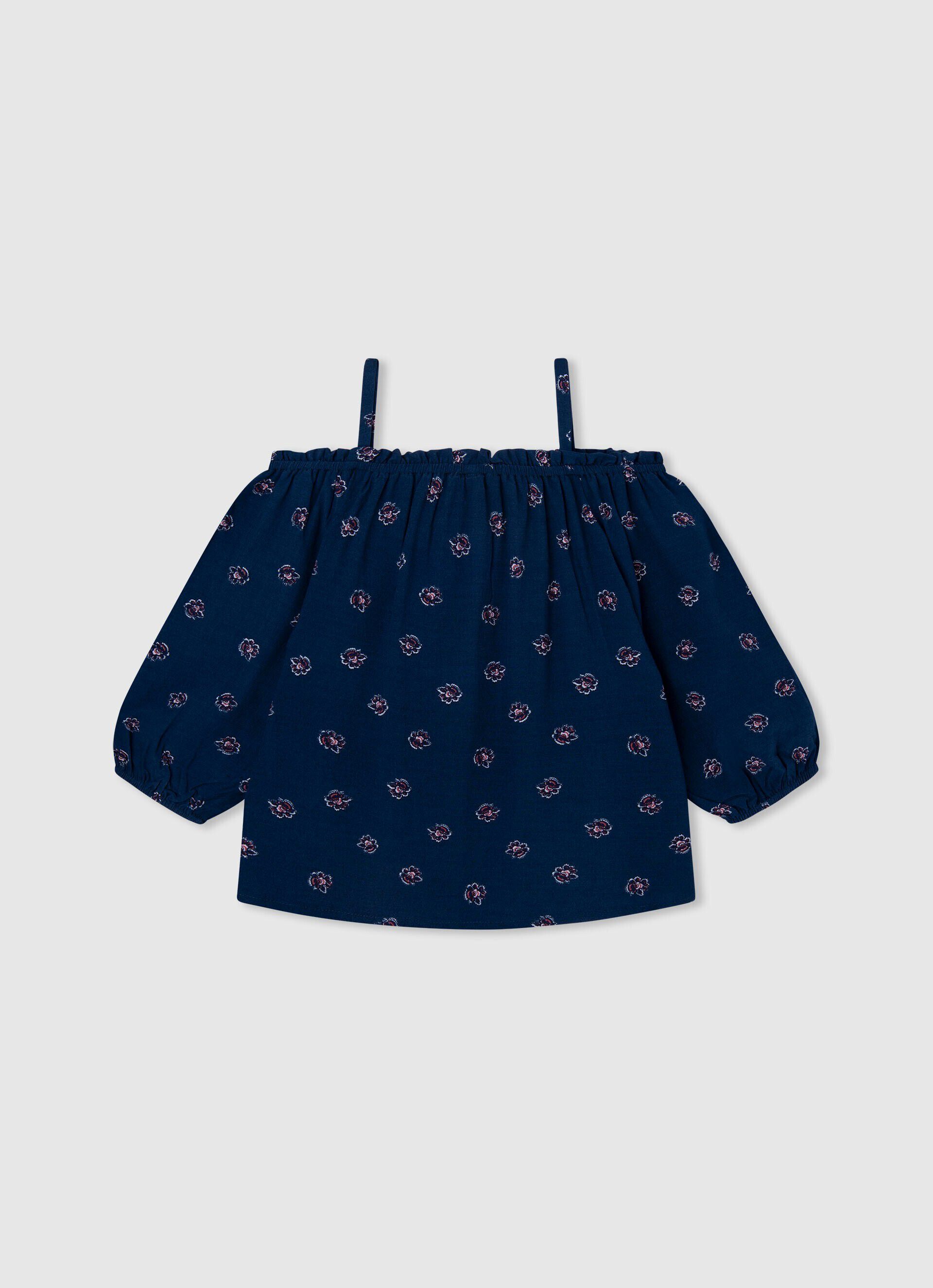 Blusa SIARA com estampa floral - multicolorida