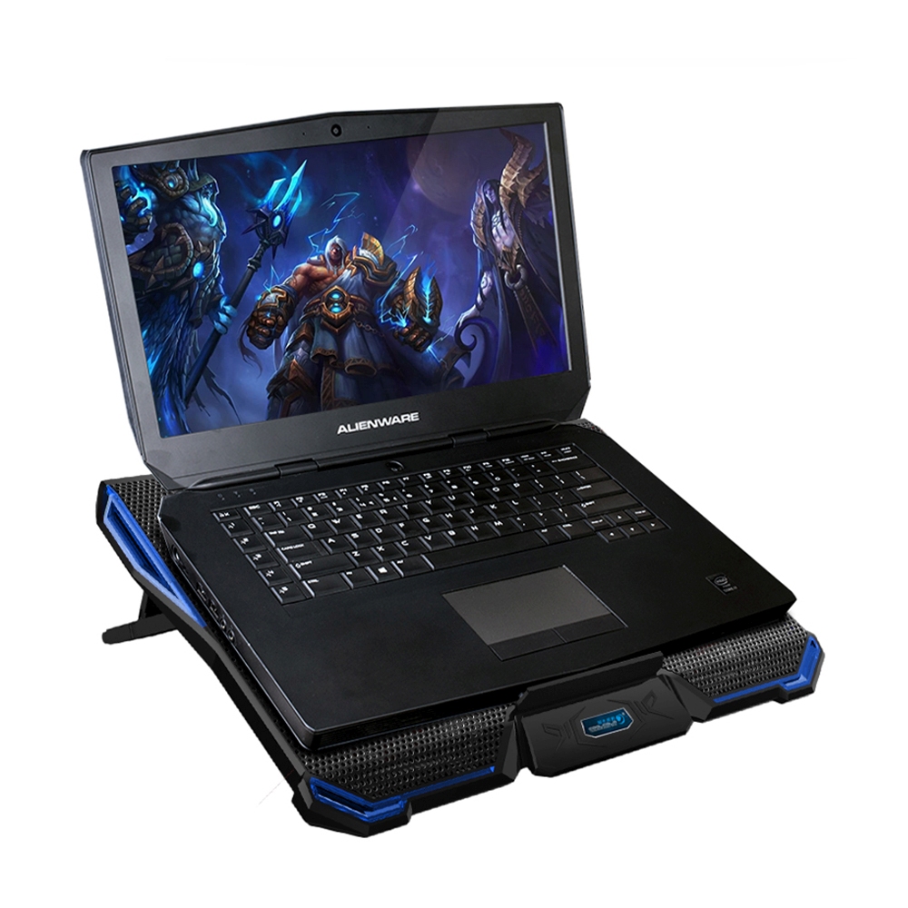 Laptop Kühler blau 41 x 29 cm