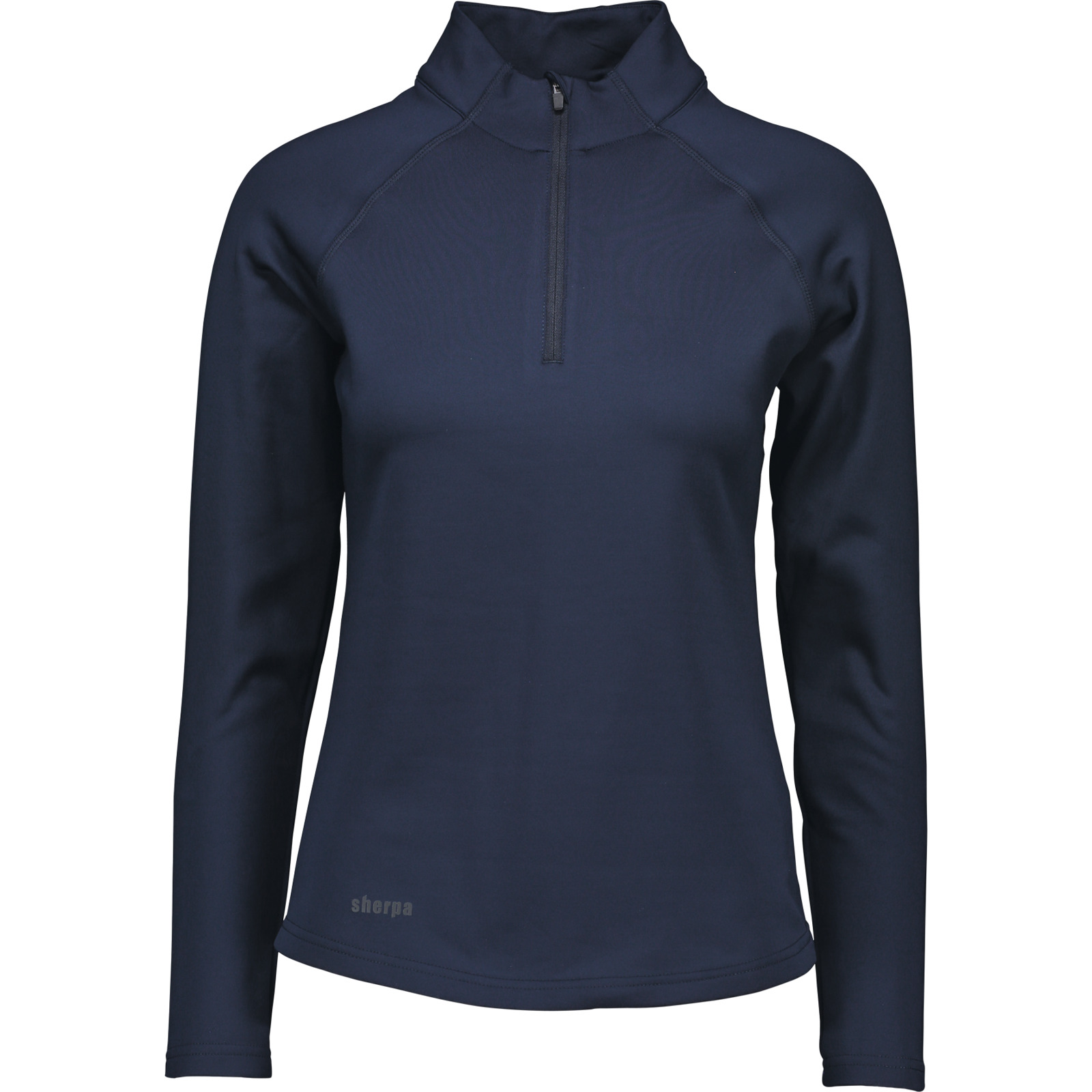 Sherpa Shenpen Damen Halfzip Shirt M, dunkelblau