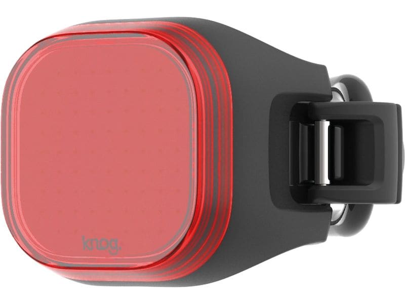 knog. Velolampe Blinder Mini Skull Rücklicht, Schwarz Fahrraddrücklicht mit Muster