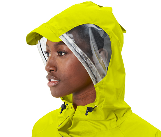 Regenponcho mit Ärmeln