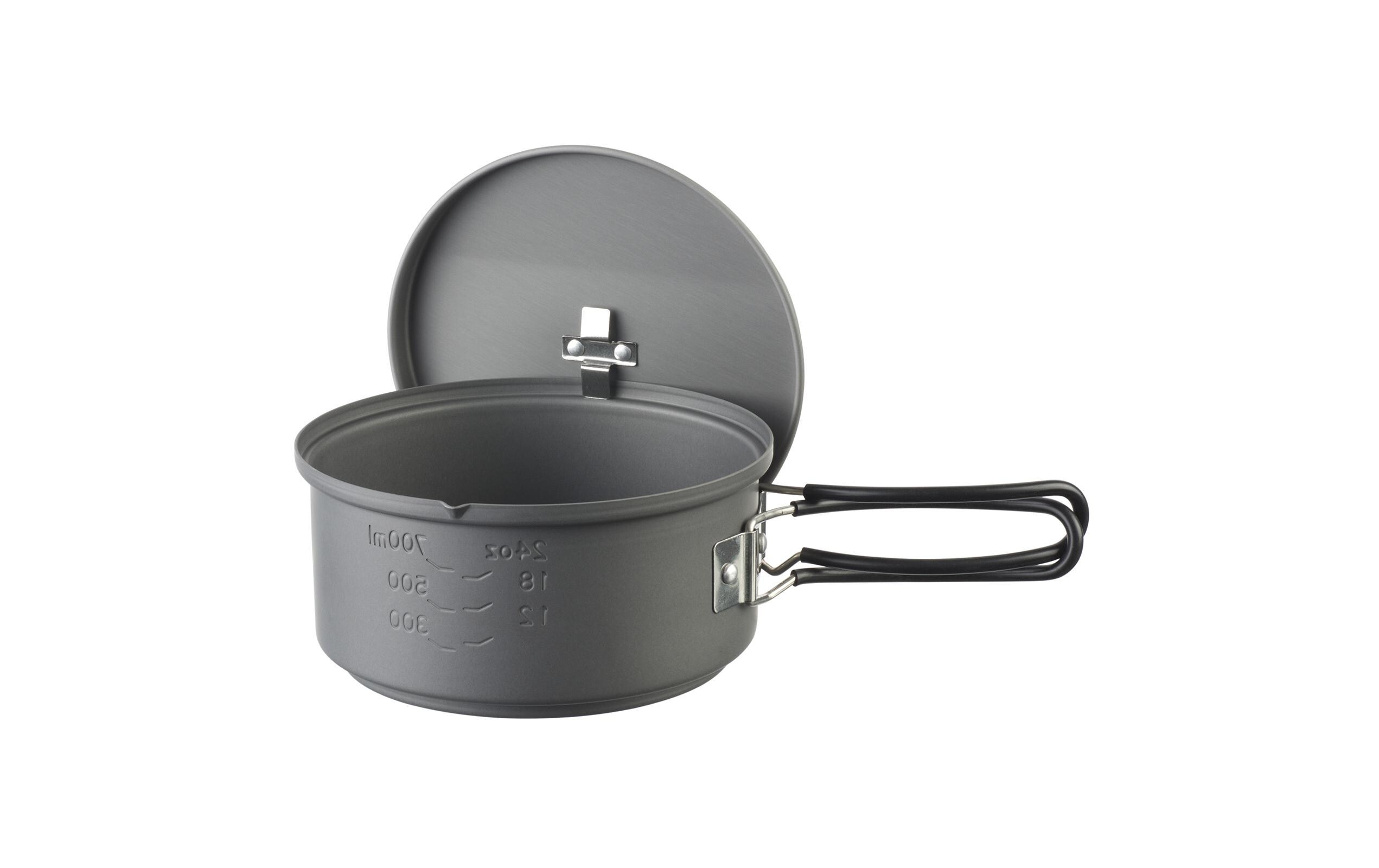 Trockenbrennstoff-Kochset 1000 mlAluminium Trockenbrennstoff-Kochset