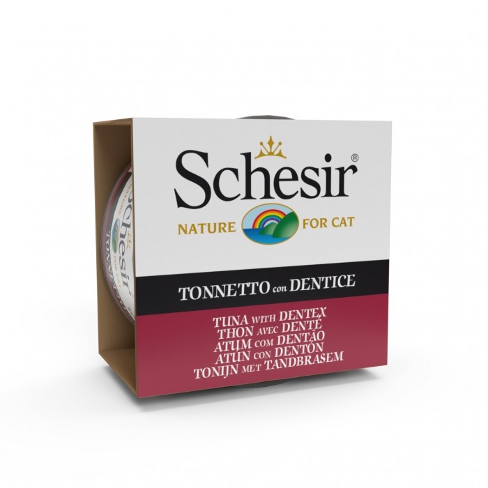 Schesir Pâtées Spécialités de la mer en gelée Adult - 14 x 85 g