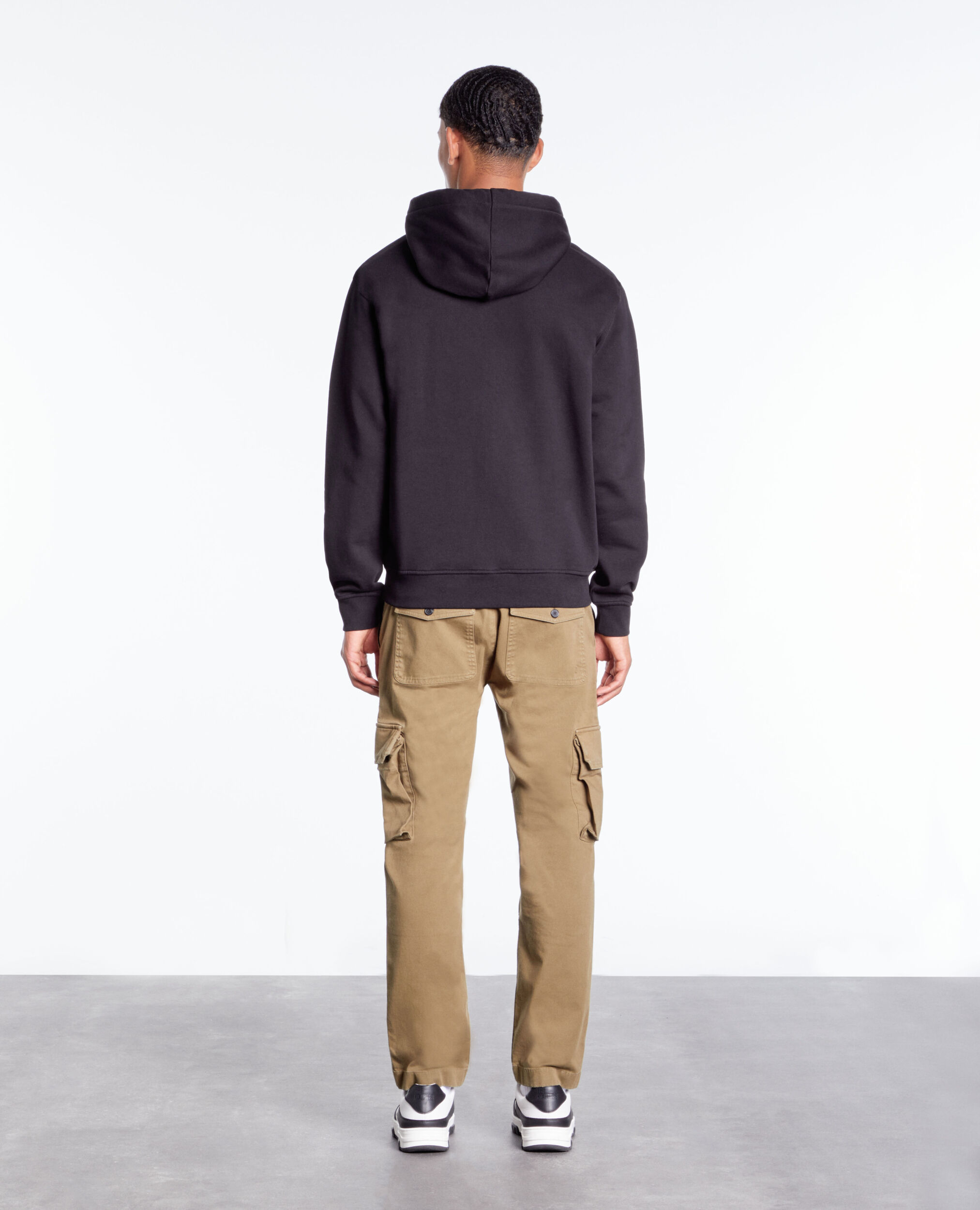 Sweatshirt à capuche noir avec logo