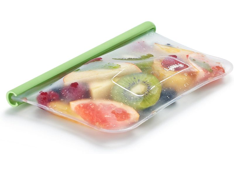 Lékué Frischhaltebeutel S 0.5 l Flache, 100% dichte Mehrwegtasche