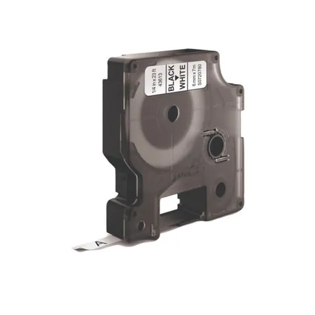 Dymo D1 Schriftband, schwarz auf weiß, 6 mm x 7 m