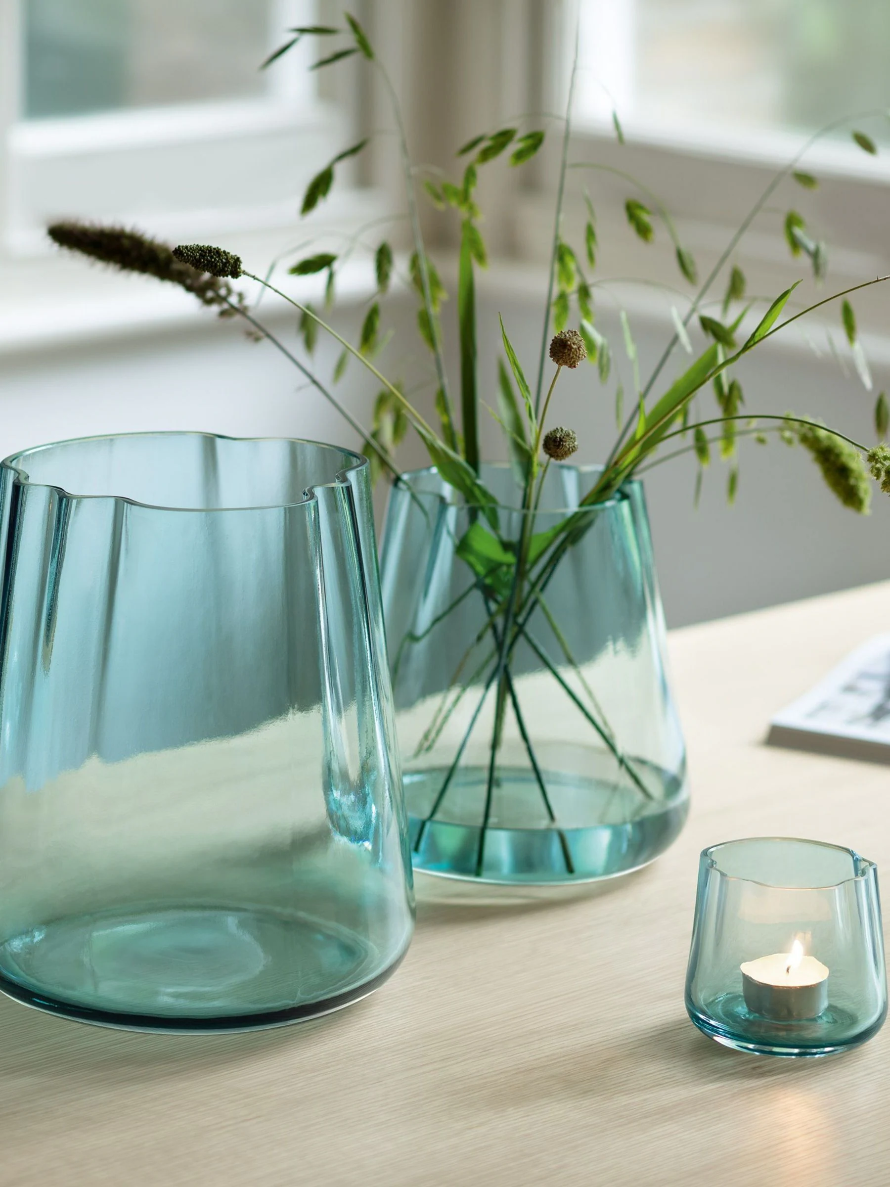 LSA International Lagoon lantaarnvaas met hoogte van24cm