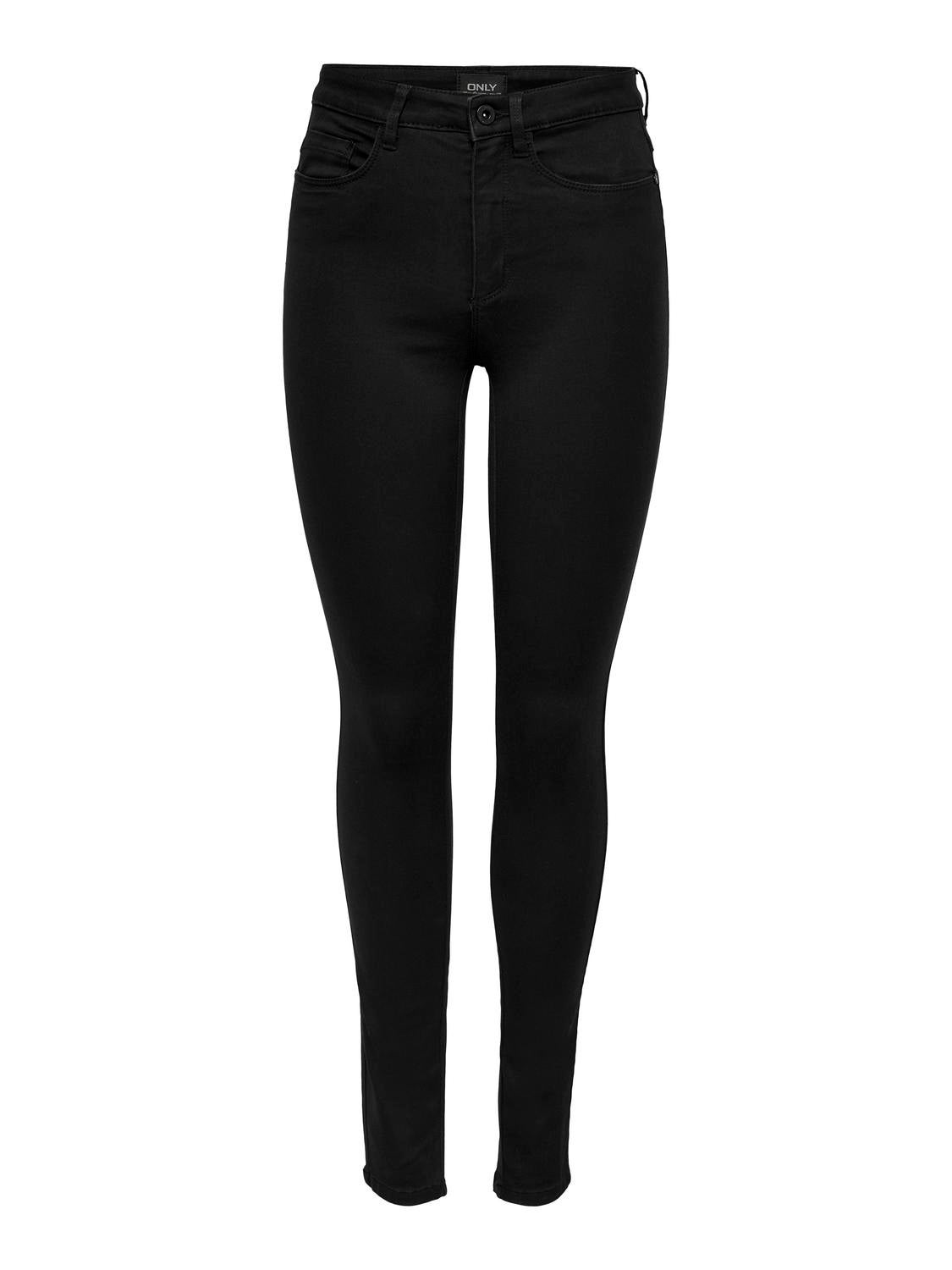 ONLROYAL Hohe Taille Skinny Fit Jeans Black