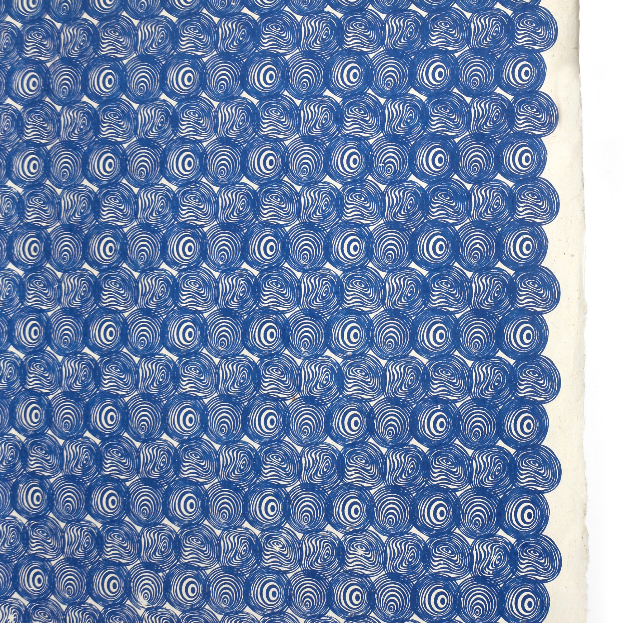 Geschenkpapier 'Zebra Circles', blau, L 76 cm, B 51 cm günstig bestellen