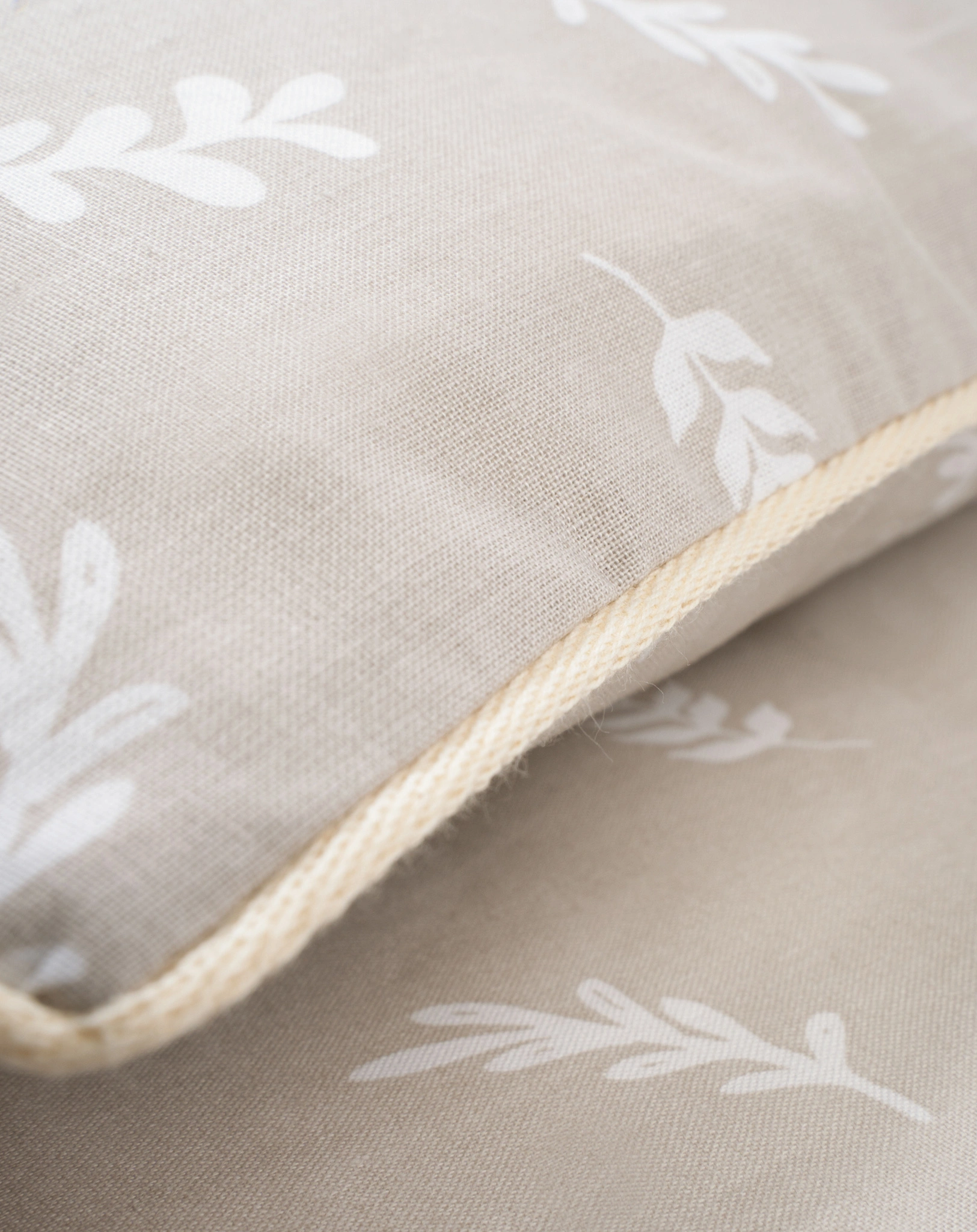 Bettwäsche ORGANIC ZWEIGE (100x135/40x60) in taupe
